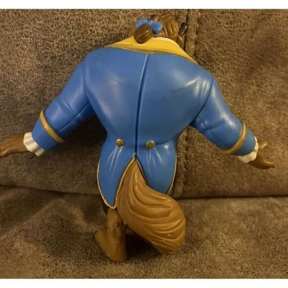 BELLE & BEAST Figures Beauty and the Beast Disney PVC Toy Set of 2 Cake Toppers‎